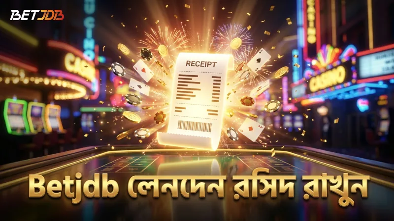 Betjdb ডিপোজিটের সময় লেনদেনের রসিদ সংরক্ষণ নিশ্চিত করুন