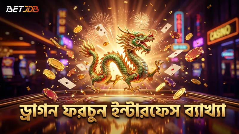 ড্রাগন ফরচুন গেমের মোবাইল ইন্টারফেসের স্পষ্ট বিন্যাস