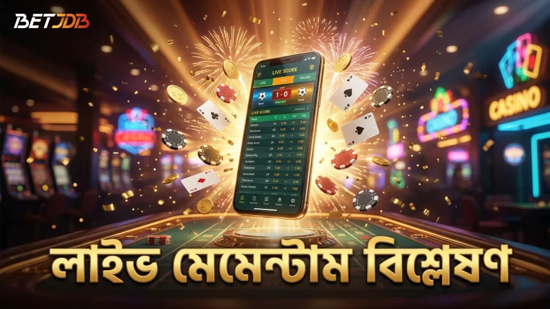 লাইভ স্কোর ও মেমেন্টাম বিশ্লেষণ বাজি সিদ্ধান্তকে শক্তিশালী করে।