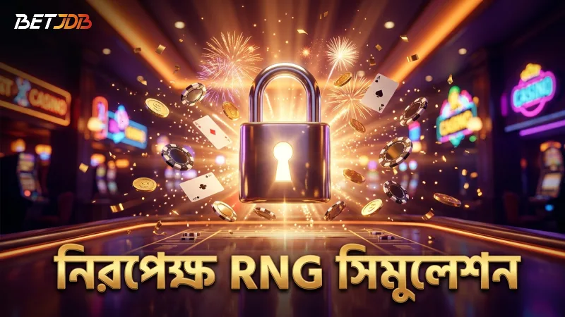 RNG সিমুলেশন নিশ্চিত করে প্রতিটি ফলাফল নিরপেক্ষ।